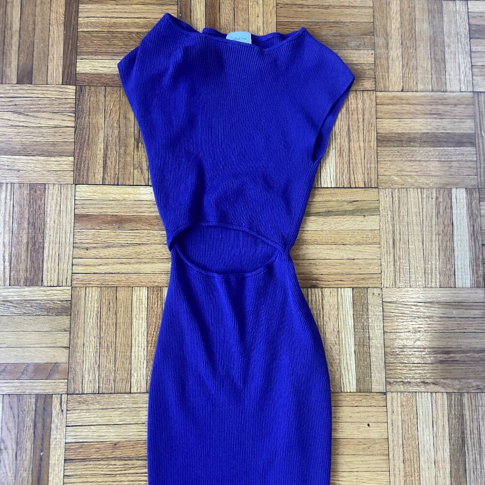 Purple Aritzia Mini Dress-XS